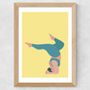 Yoga at 6 o'clock Wide Oak Frame