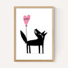Wolf Balloon Love