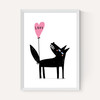 Wolf Balloon Love