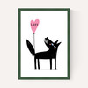 Wolf Balloon Love