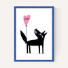 Wolf Balloon Love