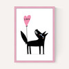 Wolf Balloon Love