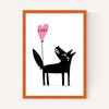 Wolf Balloon Love