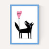 Wolf Balloon Love