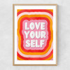 Love YOURSELF by ShowMeMars Narrow Oak Frame
