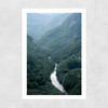 The River Through The Forest Unframed Print