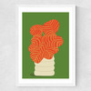 Reimagined Calathea Medium White Frame