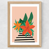 Tiger Lily Wide Oak Frame