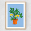 When Life Gives You Lemons Medium Oak Frame