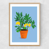 When Life Gives You Lemons Narrow Oak Frame
