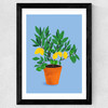 When Life Gives You Lemons Wide Black Frame