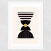 Graphic Art IV Wide White Frame
