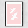 Love Birds In Pink