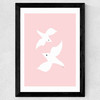 Love Birds In Pink