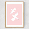Love Birds In Pink
