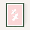 Love Birds In Pink