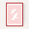 Love Birds In Pink
