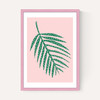 Polka Dot Leaf In Pink