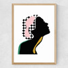 Silhouette by Linda Gobeta Medium Oak Frame