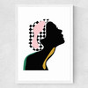 Silhouette by Linda Gobeta Medium White Frame
