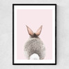 Baby Bunny Tail Narrow Black Frame