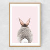 Baby Bunny Tail Narrow Oak Frame