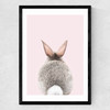 Baby Bunny Tail Medium Black Frame