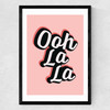 Ooh La La by The Native State Medium Black Frame
