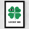Lucky Me by Kid of the Village Wide Black Frame