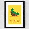 Turtle by Rocket Jack Wide Black Frame