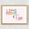 House of Fun Wide Oak Frame