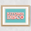 Kitchen Disco Wide Oak Frame