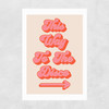 This Way to the Disco Unframed Print