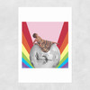 Disco Lounging Unframed Print