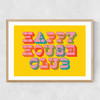 Happy House Club Narrow Oak Frame