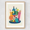 Cocktails by Rachel Lee Medium Oak Frame