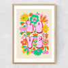 Love by Rachel Lee Narrow Oak Frame