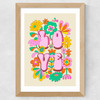 Love by Rachel Lee Wide Oak Frame