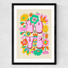 Love by Rachel Lee Medium Black Frame