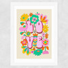 Love by Rachel Lee Wide White Frame