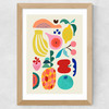 Summer Fruits Wide Oak Frame