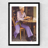 Cafe Retro Medium Black Frame