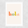 Hola Narrow White Frame