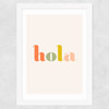 Hola Wide White Frame