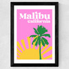 Malibu California Wide Black Frame