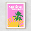 Malibu California Narrow Oak Frame