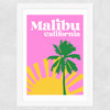 Malibu California Wide White Frame