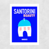 Santorini Beauty Greece Unframed Print