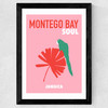 Montego Bay Soul Jamaica Wide Black Frame