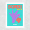 Bondi Beach Australia Narrow White Frame